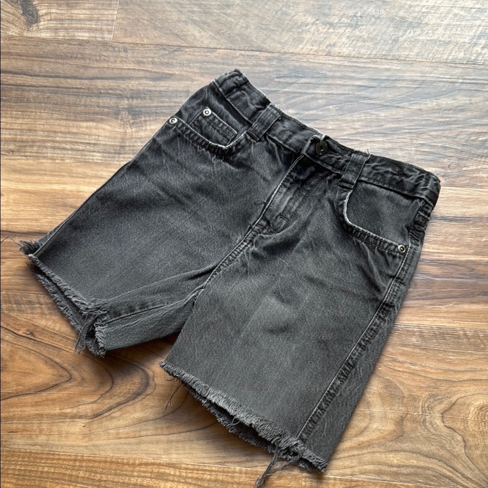 Black Denim Boys Shorts